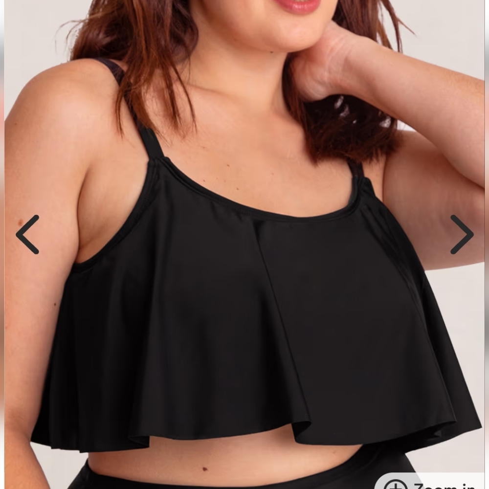 Shapermint Black Bikini Top